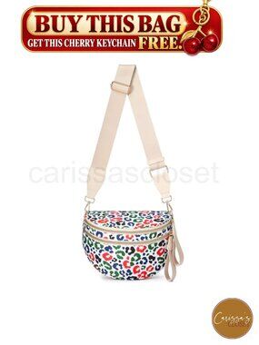 ✨ Spacious Nylon Crossbody Bag Bum Bag Handbag Purse for Women Large Capacity